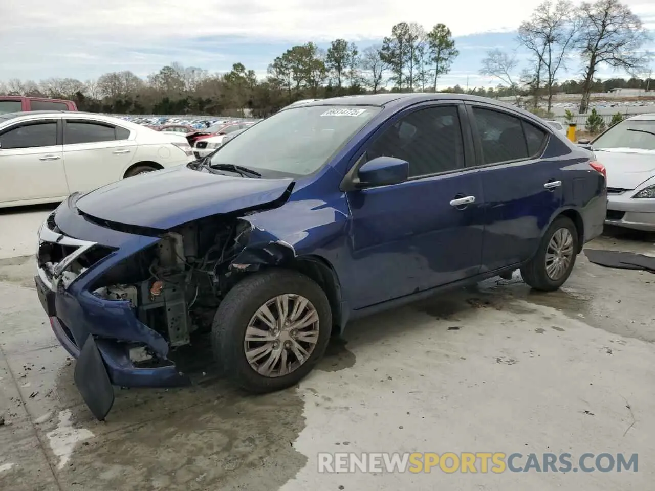 1 Photograph of a damaged car 3N1CN7AP5KL838908 NISSAN VERSA 2019