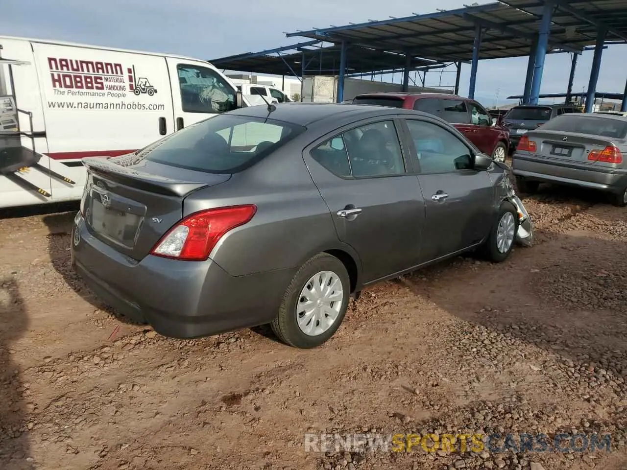 3 Photograph of a damaged car 3N1CN7AP5KL842134 NISSAN VERSA 2019
