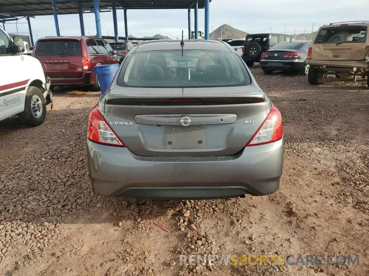 6 Photograph of a damaged car 3N1CN7AP5KL842134 NISSAN VERSA 2019
