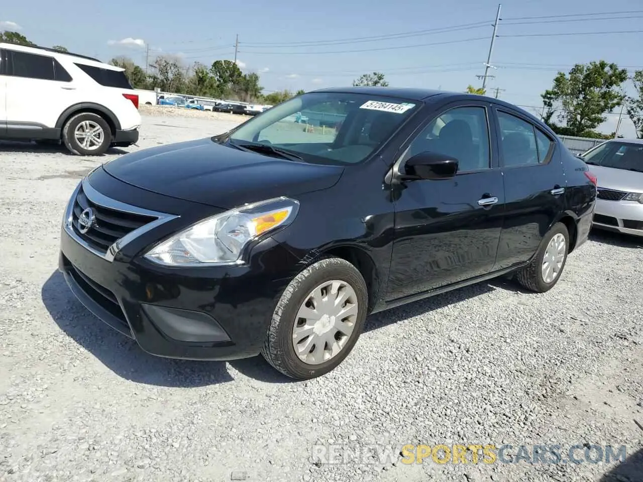 1 Photograph of a damaged car 3N1CN7AP5KL844188 NISSAN VERSA 2019