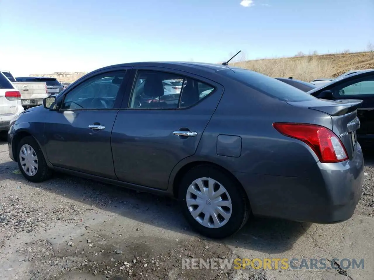 2 Photograph of a damaged car 3N1CN7AP5KL851867 NISSAN VERSA 2019