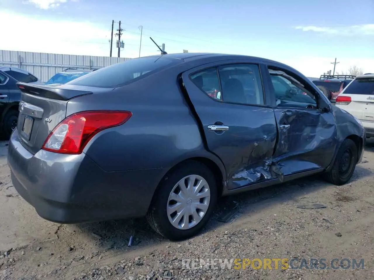 3 Photograph of a damaged car 3N1CN7AP5KL851867 NISSAN VERSA 2019