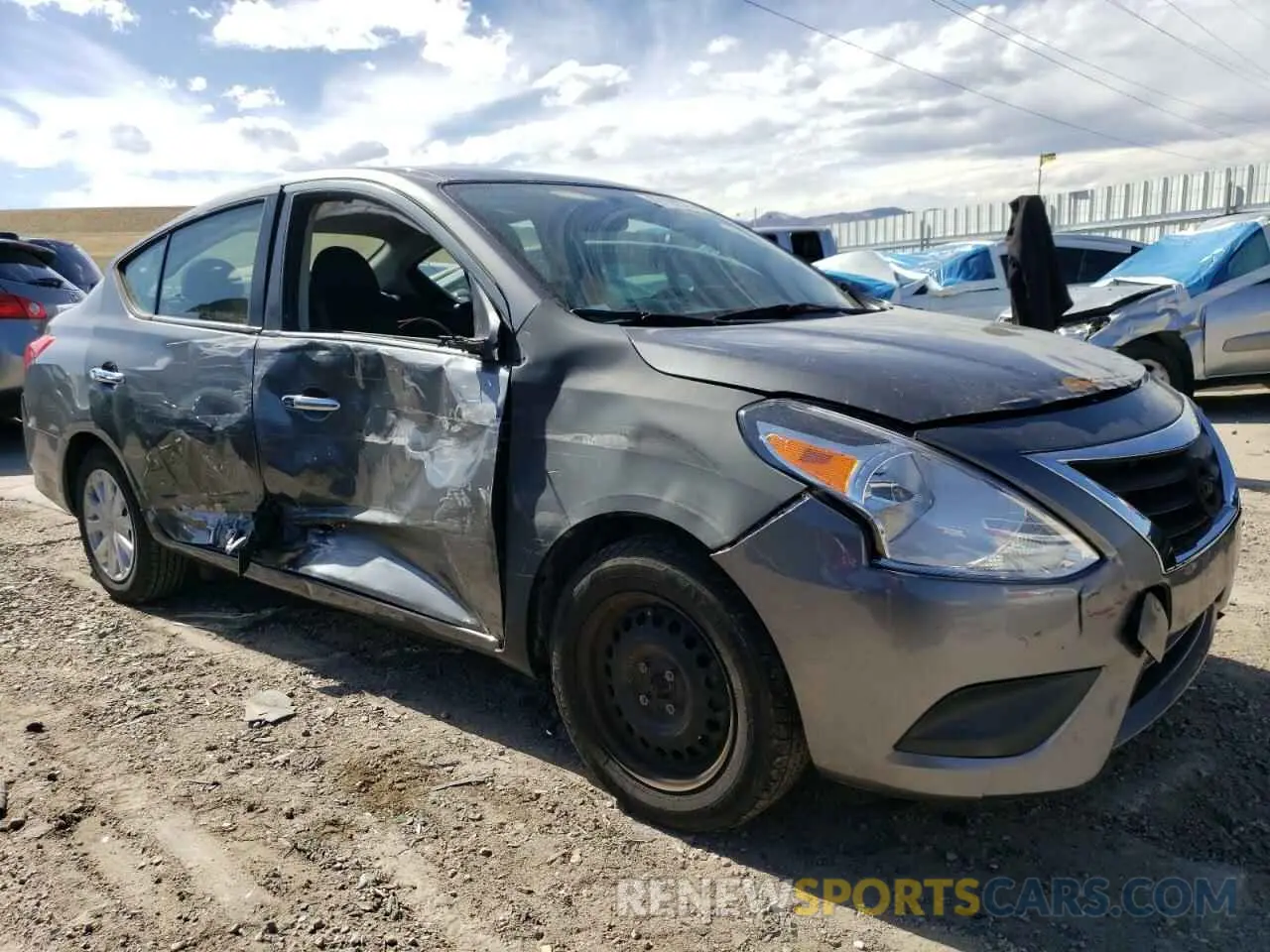4 Photograph of a damaged car 3N1CN7AP5KL851867 NISSAN VERSA 2019