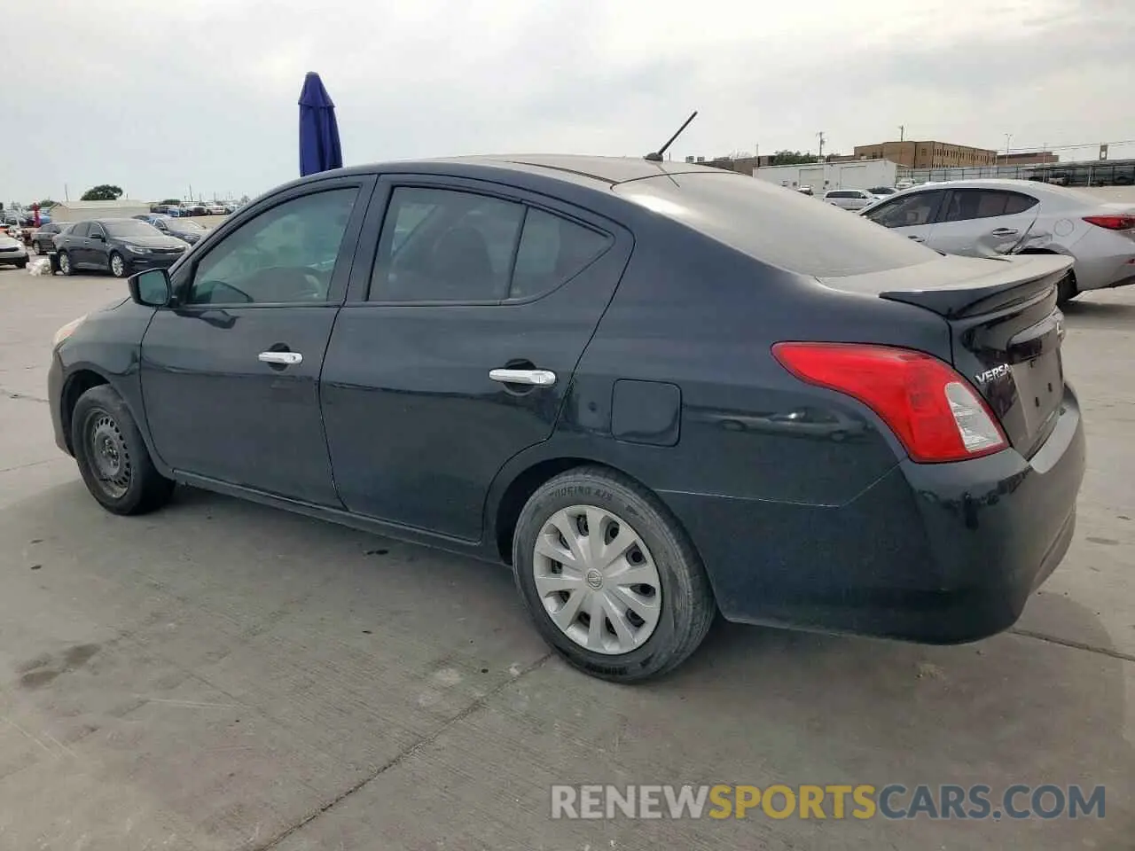 2 Photograph of a damaged car 3N1CN7AP5KL863596 NISSAN VERSA 2019
