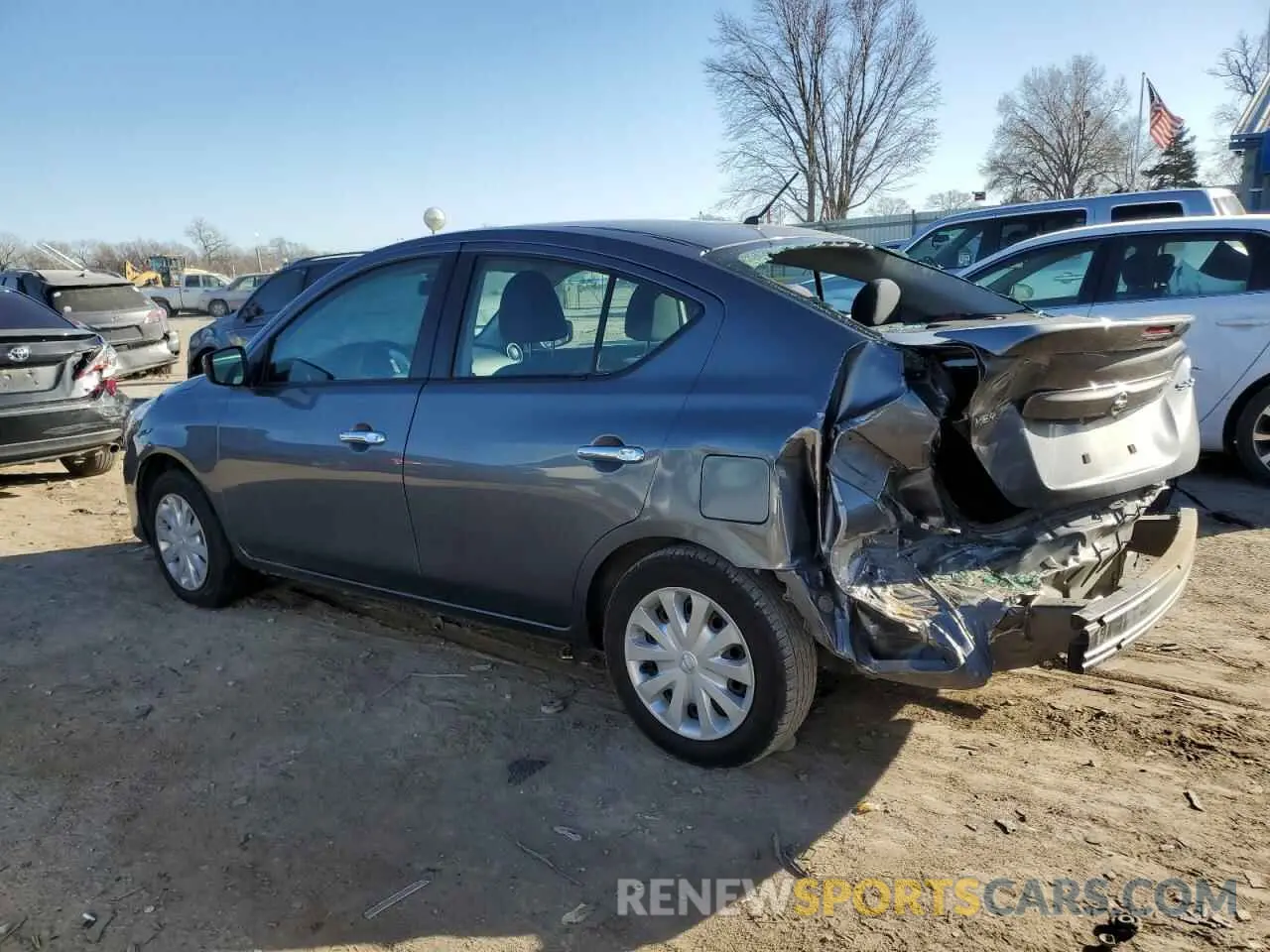 2 Photograph of a damaged car 3N1CN7AP5KL867051 NISSAN VERSA 2019