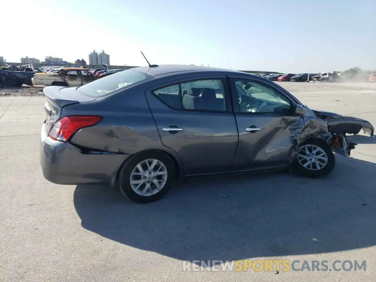 3 Photograph of a damaged car 3N1CN7AP5KL869530 NISSAN VERSA 2019