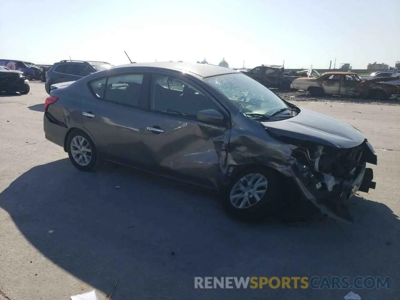 4 Photograph of a damaged car 3N1CN7AP5KL869530 NISSAN VERSA 2019