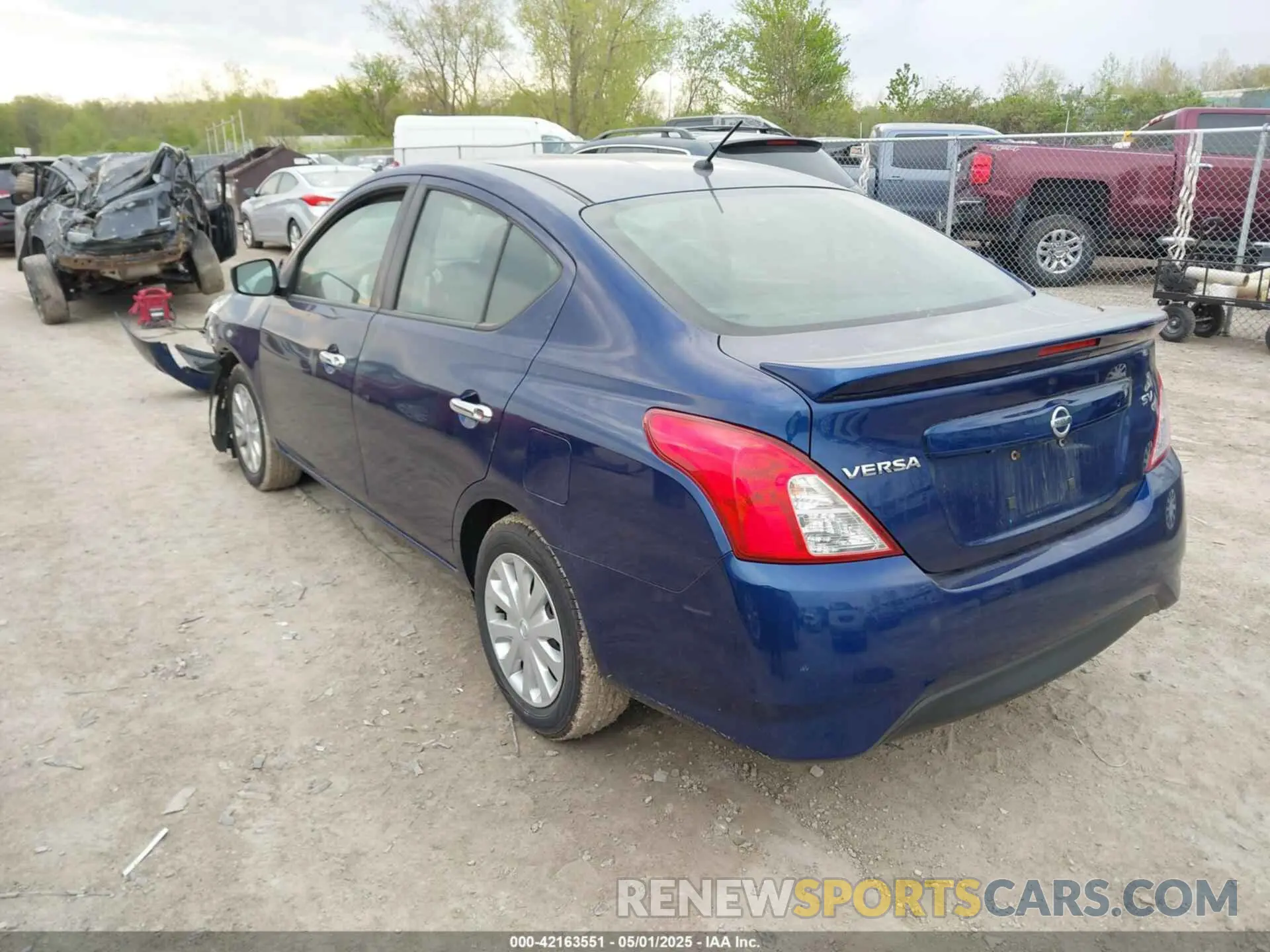 3 Photograph of a damaged car 3N1CN7AP5KL875277 NISSAN VERSA 2019