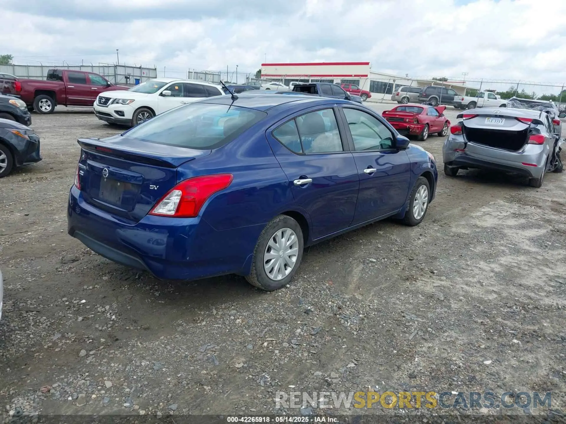4 Photograph of a damaged car 3N1CN7AP5KL880382 NISSAN VERSA 2019