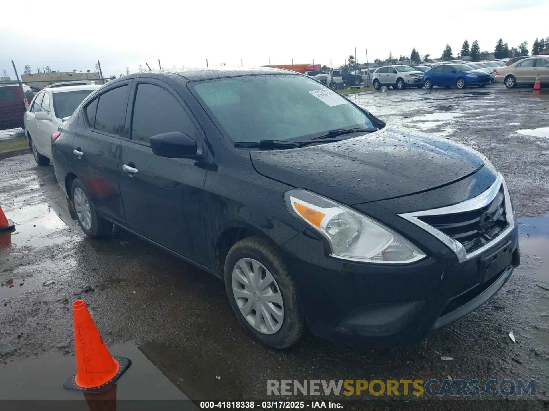 1 Photograph of a damaged car 3N1CN7AP6KL802709 NISSAN VERSA 2019