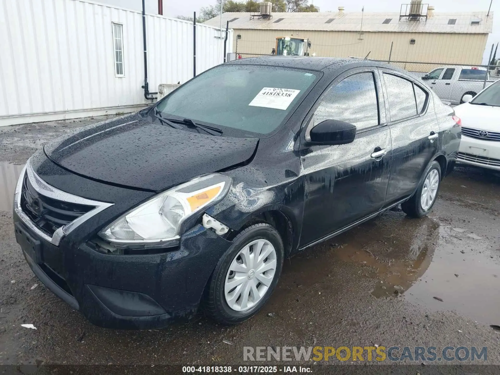 2 Photograph of a damaged car 3N1CN7AP6KL802709 NISSAN VERSA 2019