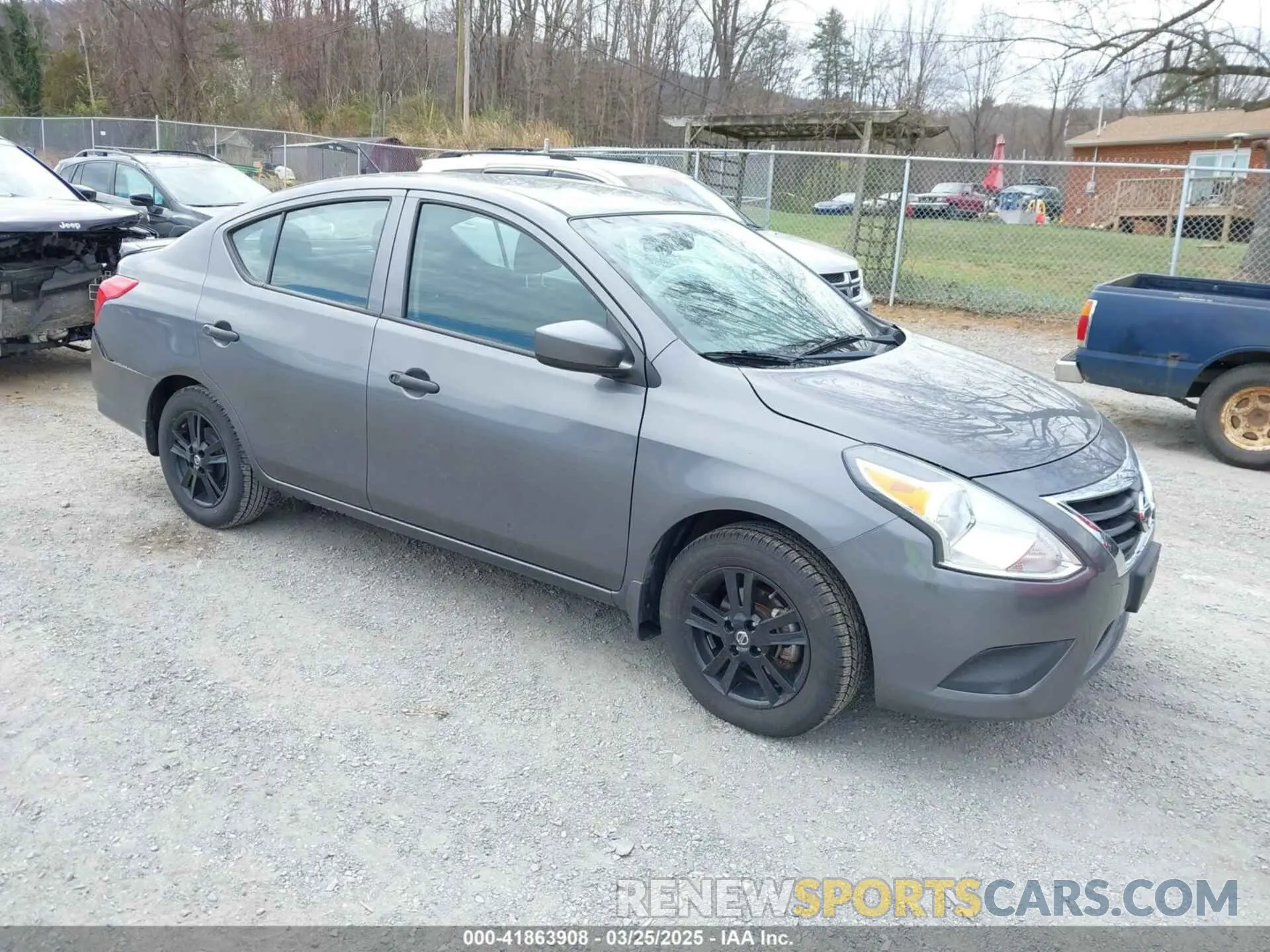 1 Photograph of a damaged car 3N1CN7AP6KL807361 NISSAN VERSA 2019