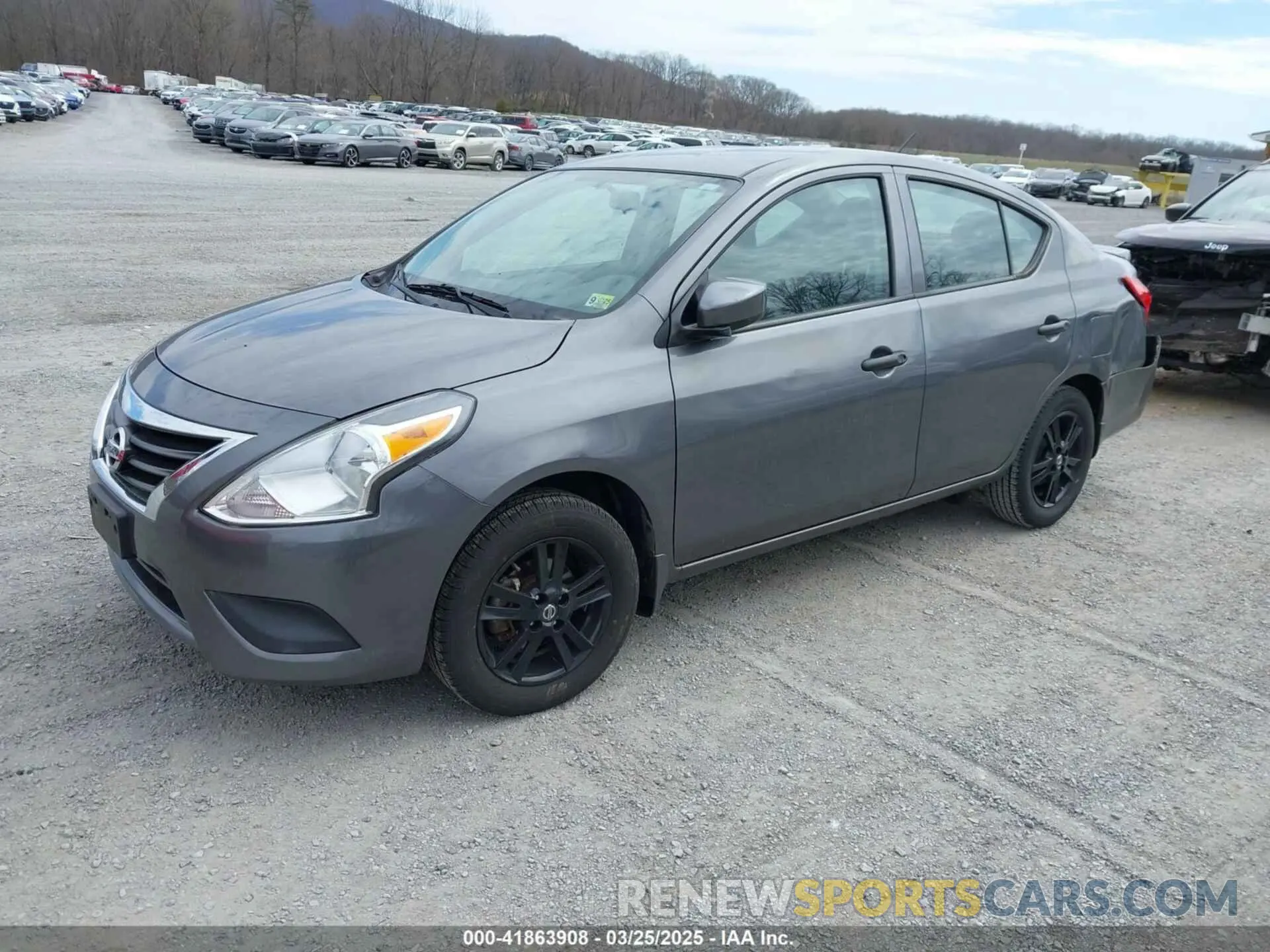 2 Photograph of a damaged car 3N1CN7AP6KL807361 NISSAN VERSA 2019