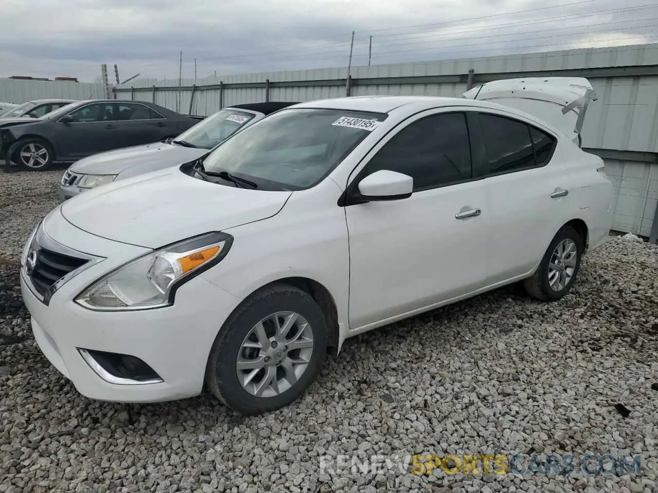 1 Photograph of a damaged car 3N1CN7AP6KL812236 NISSAN VERSA 2019