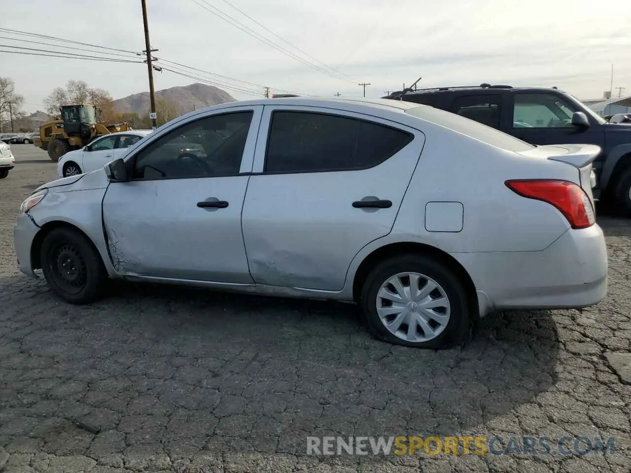 2 Photograph of a damaged car 3N1CN7AP6KL816223 NISSAN VERSA 2019