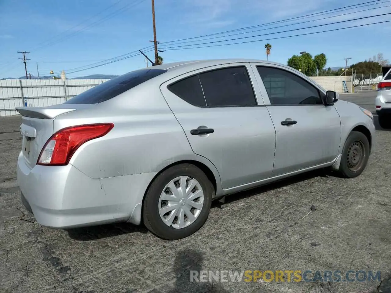 3 Photograph of a damaged car 3N1CN7AP6KL816223 NISSAN VERSA 2019