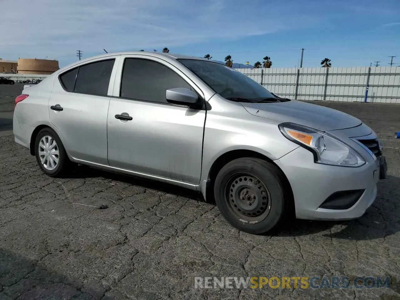 4 Photograph of a damaged car 3N1CN7AP6KL816223 NISSAN VERSA 2019