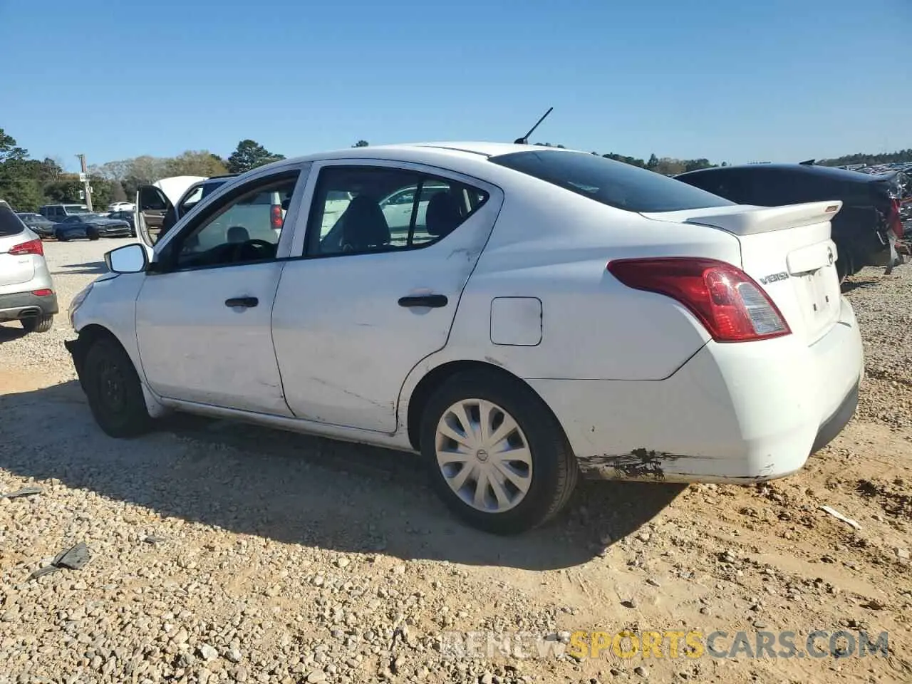 2 Photograph of a damaged car 3N1CN7AP6KL824872 NISSAN VERSA 2019