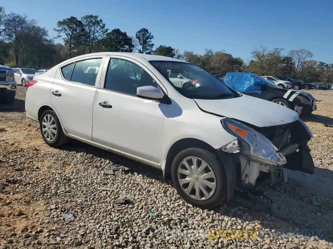4 Photograph of a damaged car 3N1CN7AP6KL824872 NISSAN VERSA 2019