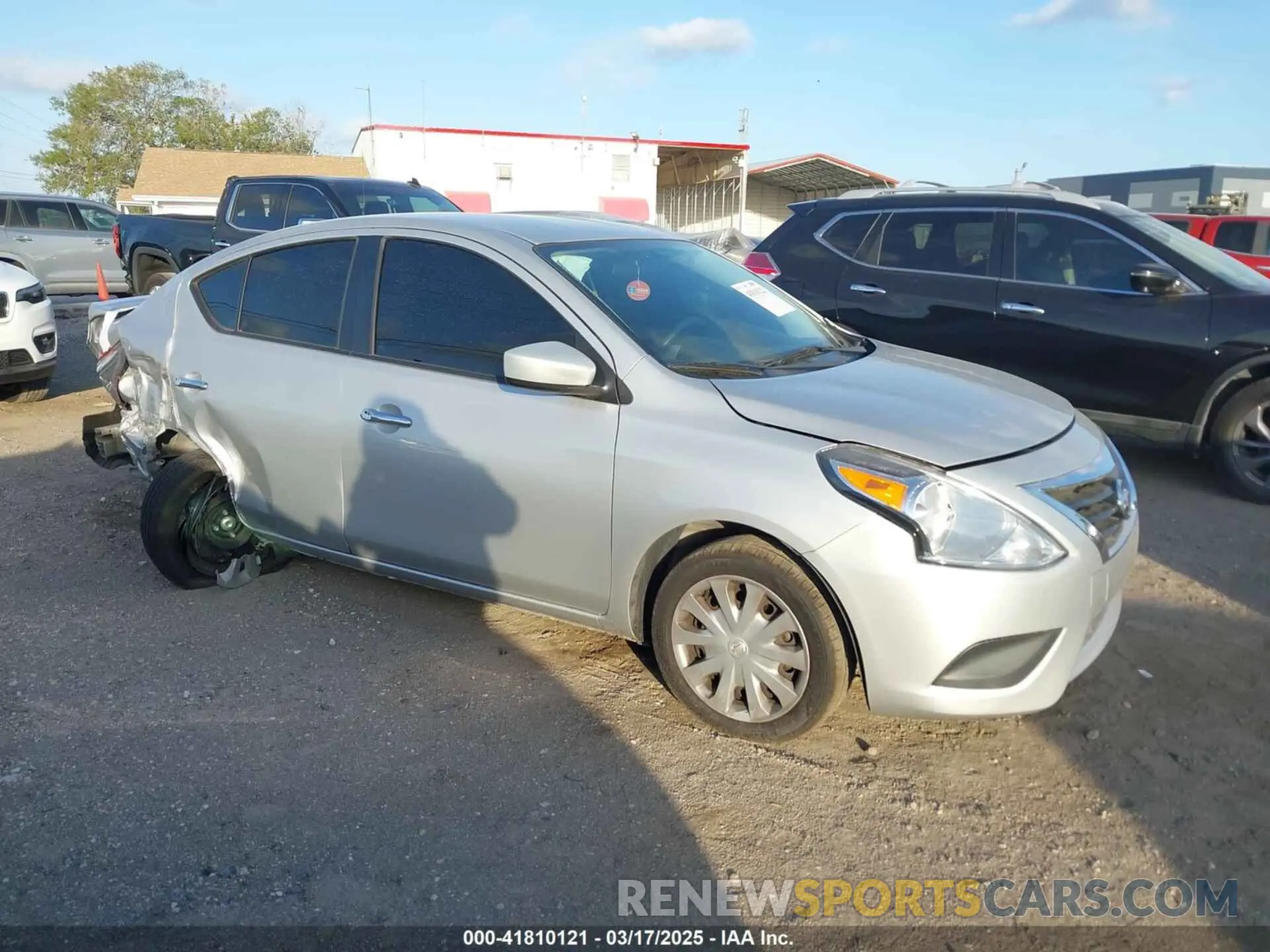 1 Photograph of a damaged car 3N1CN7AP6KL825438 NISSAN VERSA 2019