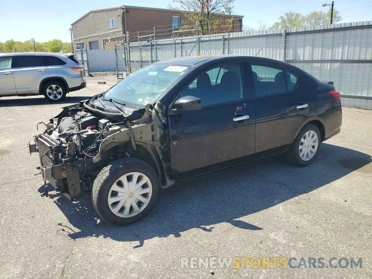 1 Photograph of a damaged car 3N1CN7AP6KL826041 NISSAN VERSA 2019