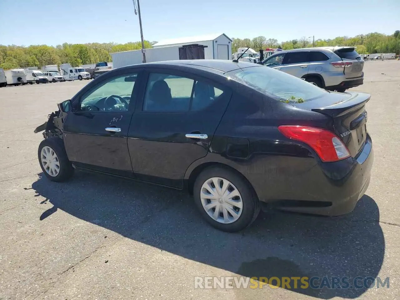 2 Photograph of a damaged car 3N1CN7AP6KL826041 NISSAN VERSA 2019