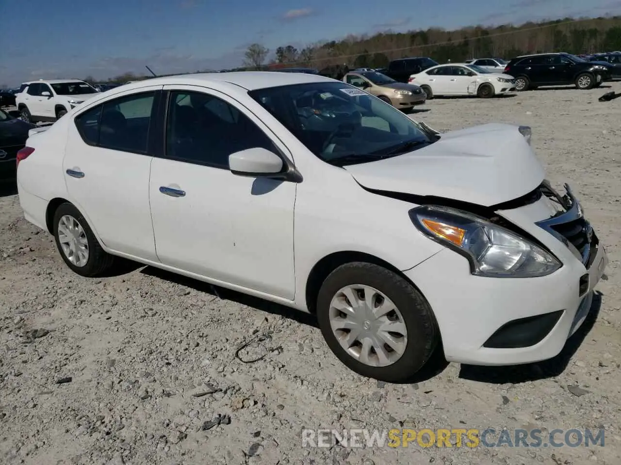 4 Photograph of a damaged car 3N1CN7AP6KL831305 NISSAN VERSA 2019