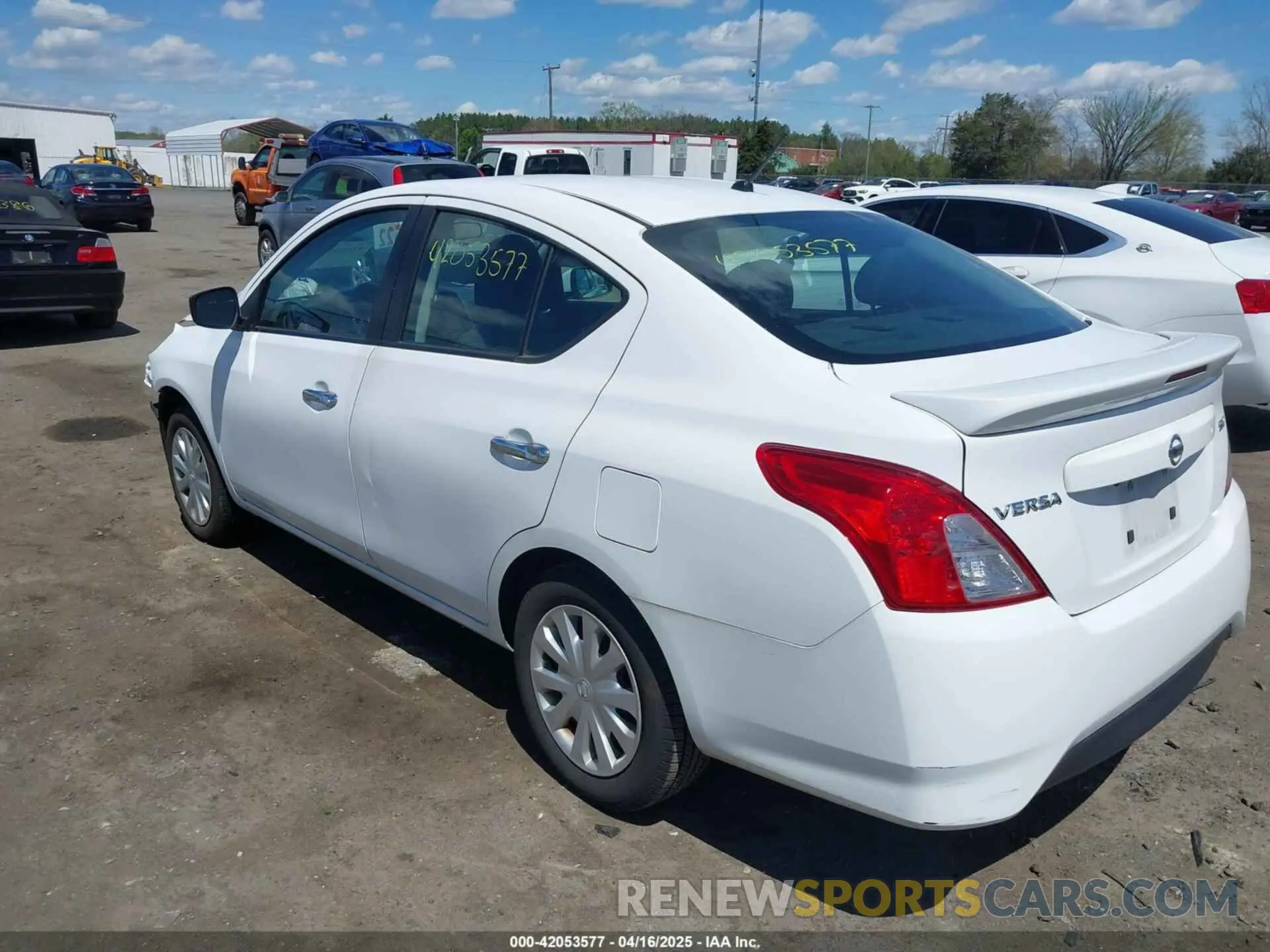 3 Photograph of a damaged car 3N1CN7AP6KL850498 NISSAN VERSA 2019