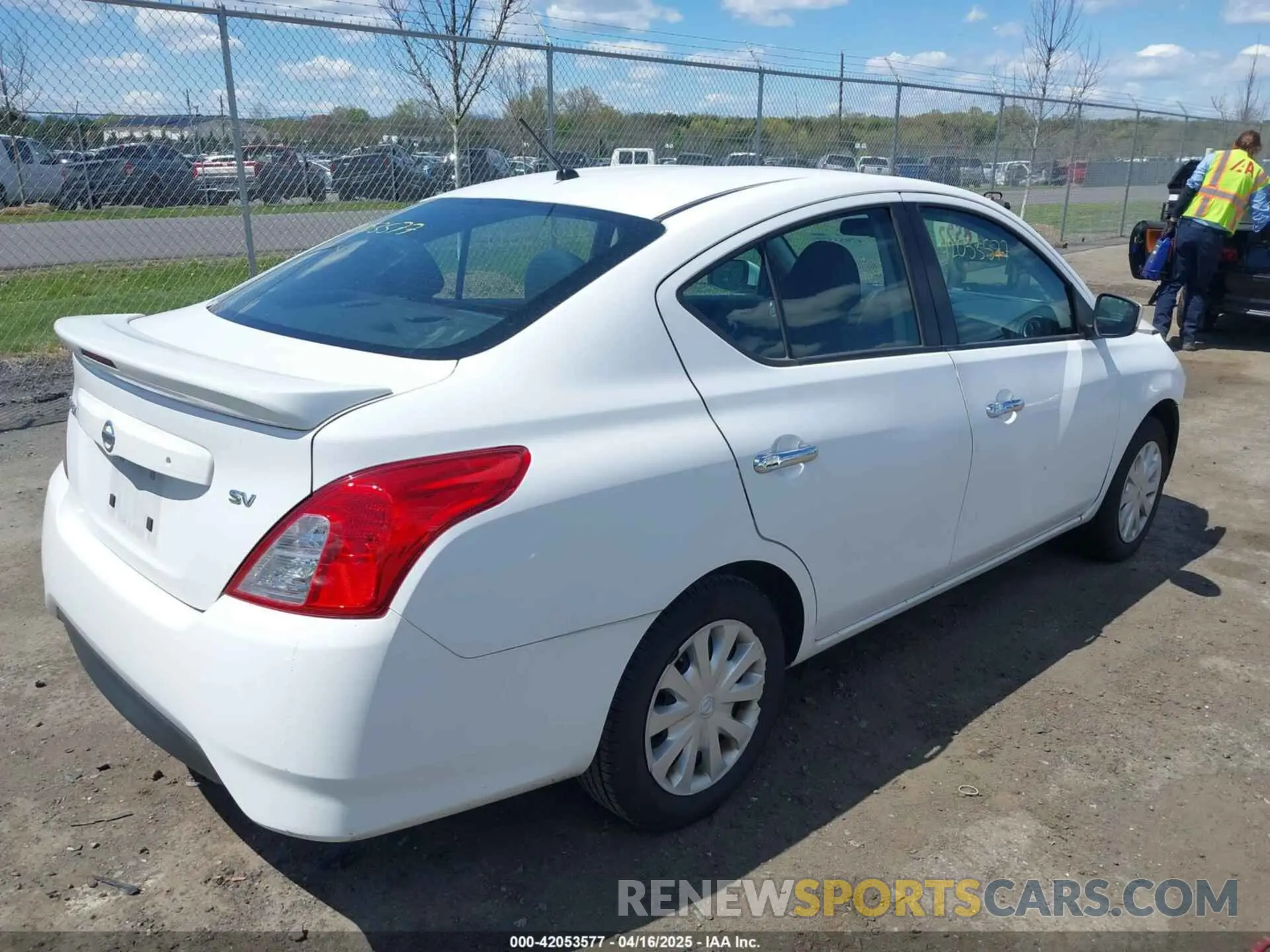4 Photograph of a damaged car 3N1CN7AP6KL850498 NISSAN VERSA 2019