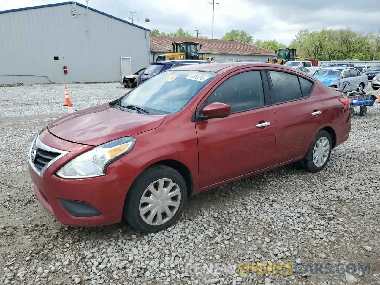 1 Photograph of a damaged car 3N1CN7AP6KL851246 NISSAN VERSA 2019