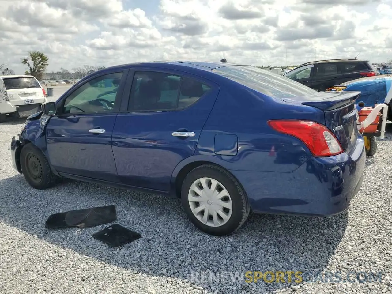 2 Photograph of a damaged car 3N1CN7AP6KL851571 NISSAN VERSA 2019