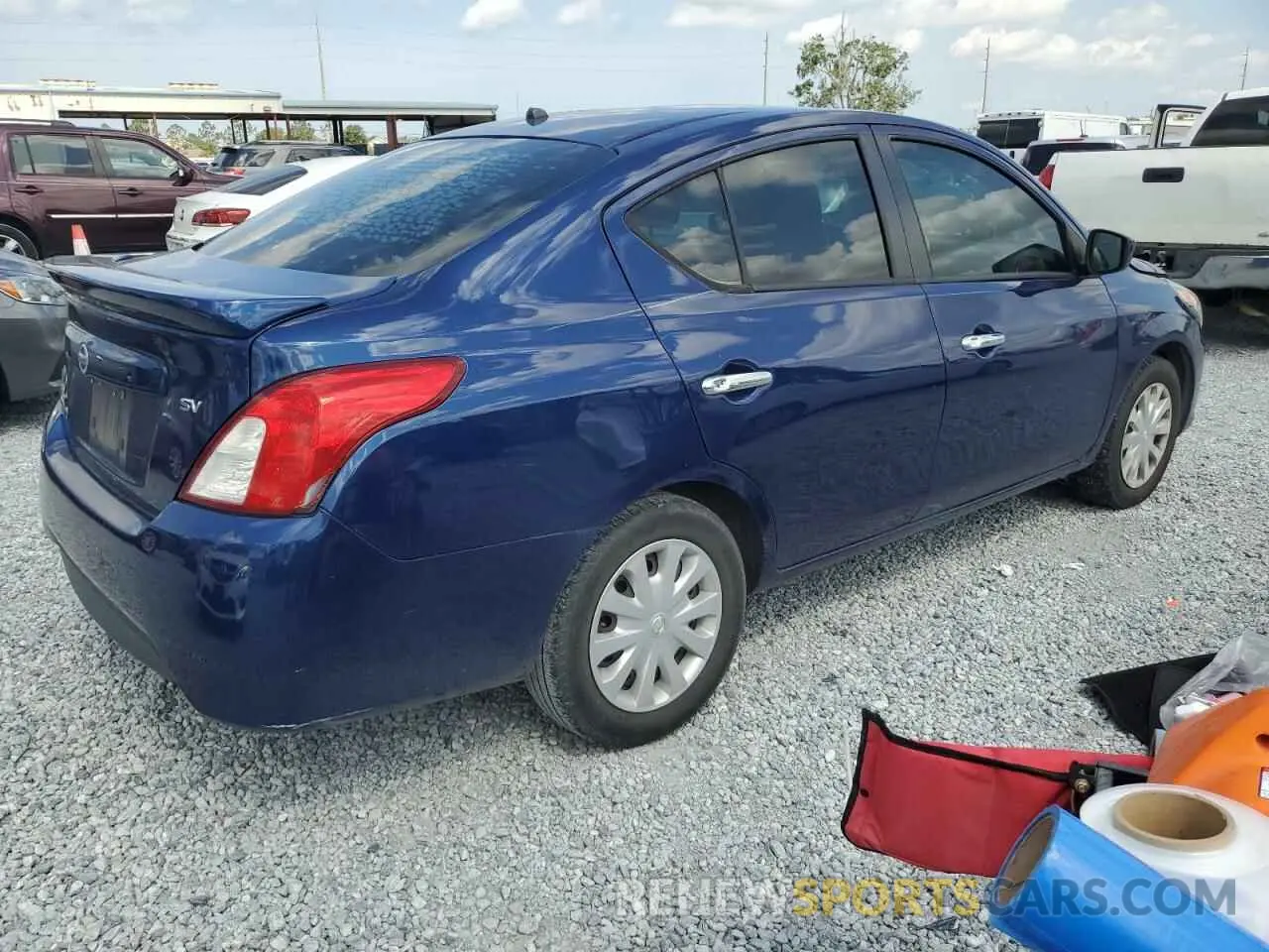 3 Photograph of a damaged car 3N1CN7AP6KL851571 NISSAN VERSA 2019