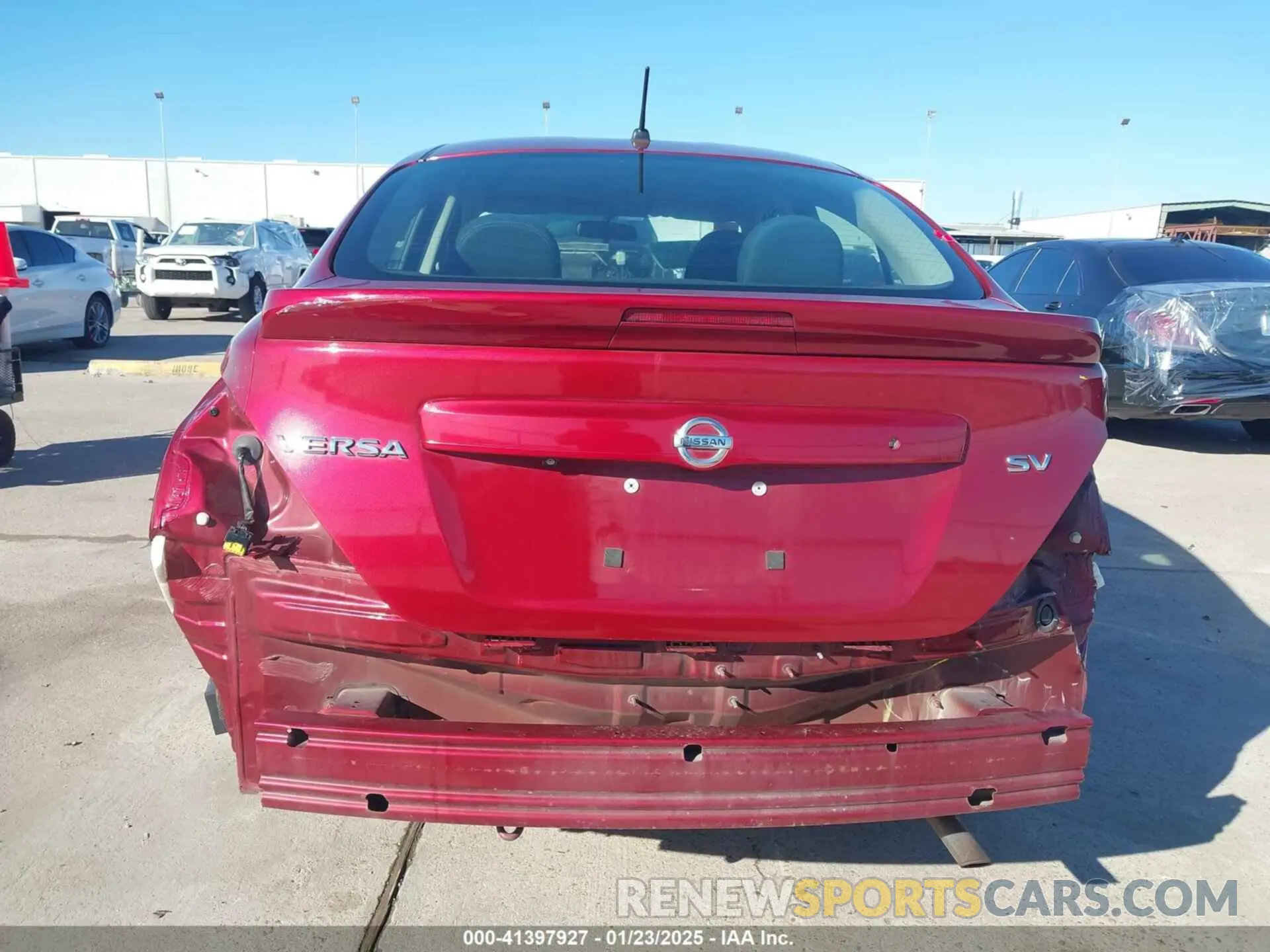 17 Photograph of a damaged car 3N1CN7AP6KL861338 NISSAN VERSA 2019