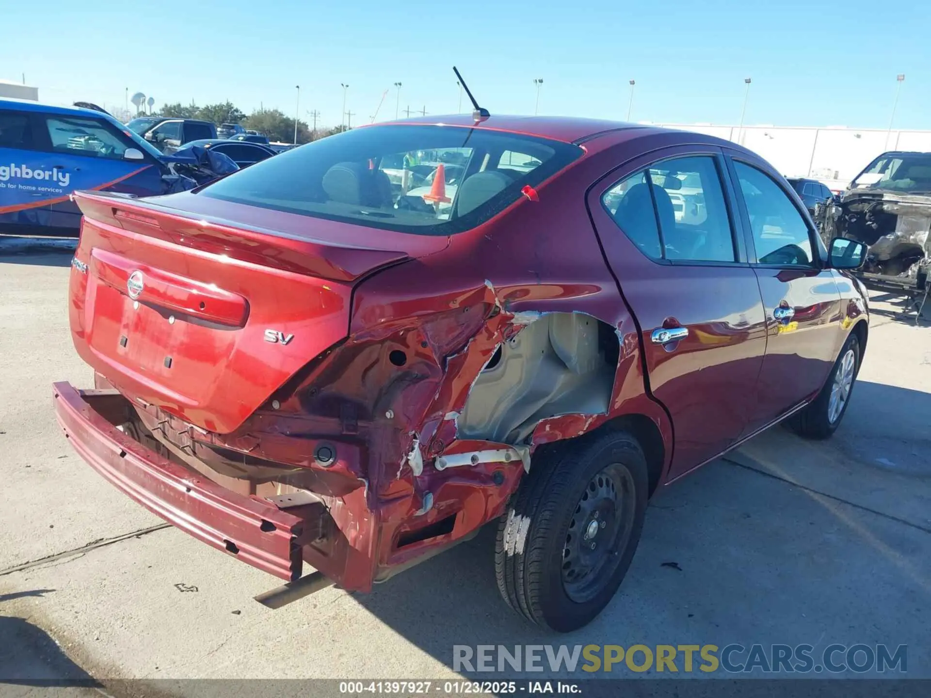 4 Photograph of a damaged car 3N1CN7AP6KL861338 NISSAN VERSA 2019