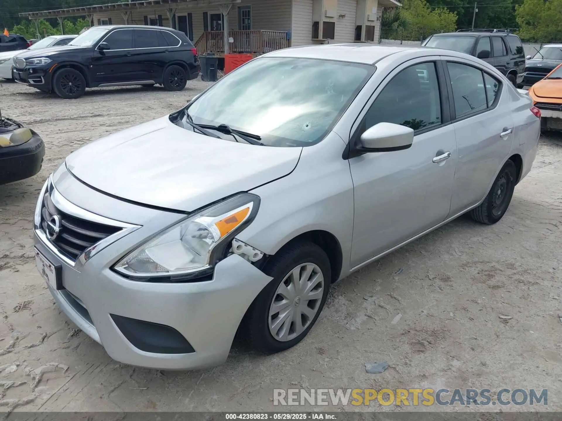 2 Photograph of a damaged car 3N1CN7AP6KL865163 NISSAN VERSA 2019