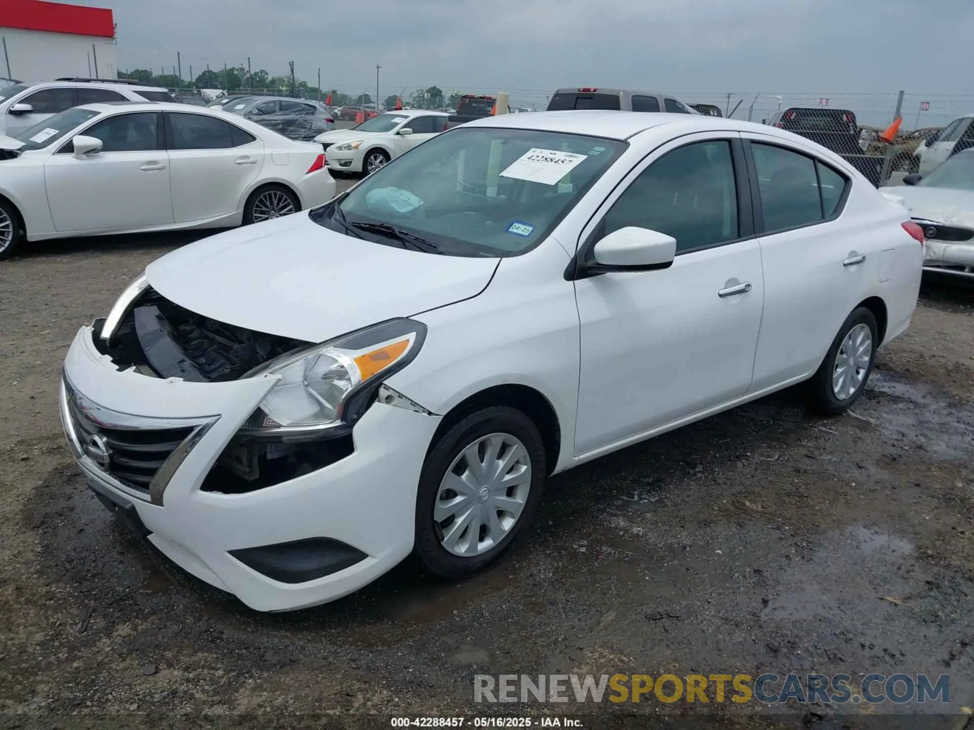 2 Photograph of a damaged car 3N1CN7AP6KL870492 NISSAN VERSA 2019