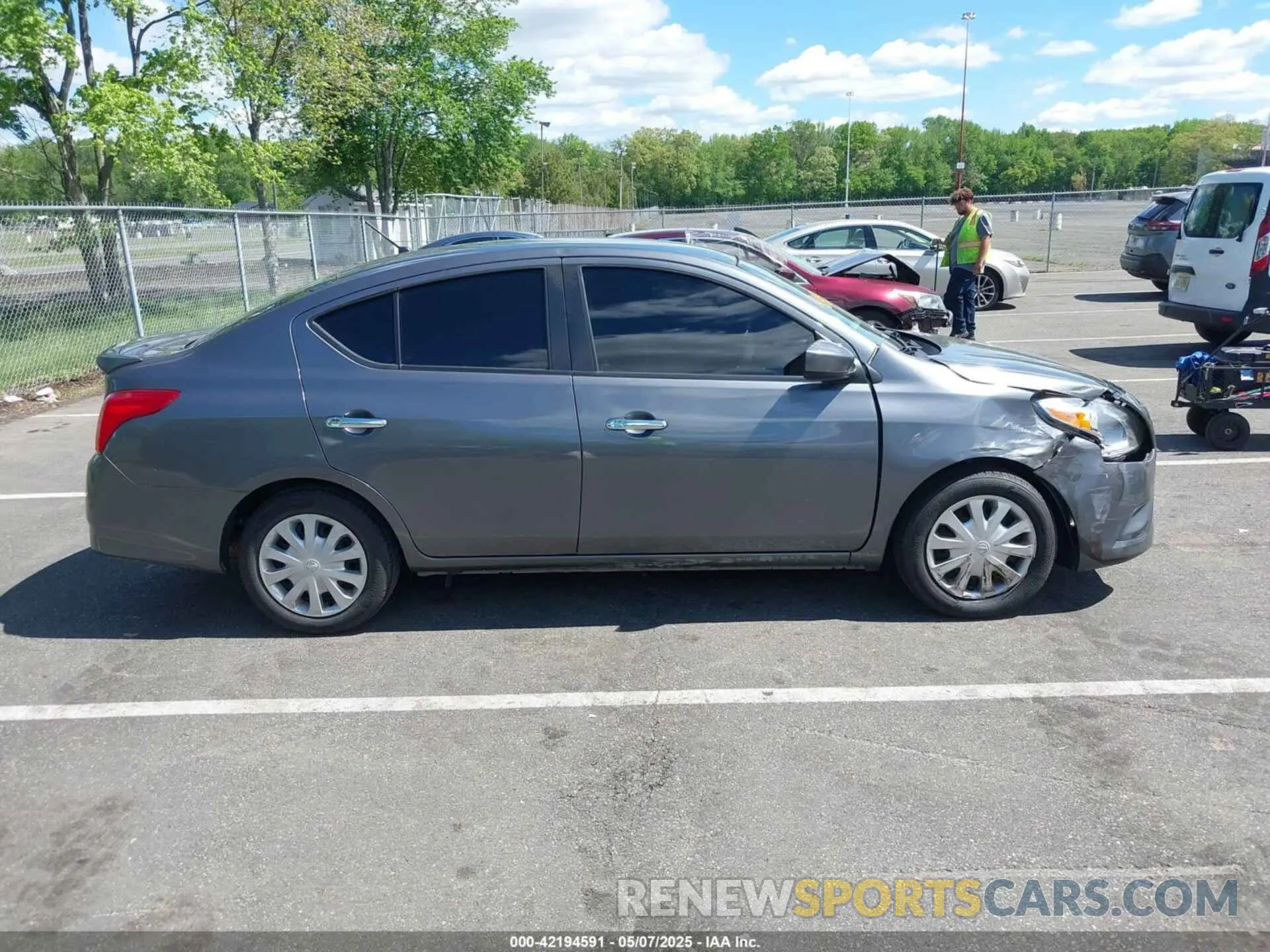 13 Photograph of a damaged car 3N1CN7AP6KL872565 NISSAN VERSA 2019