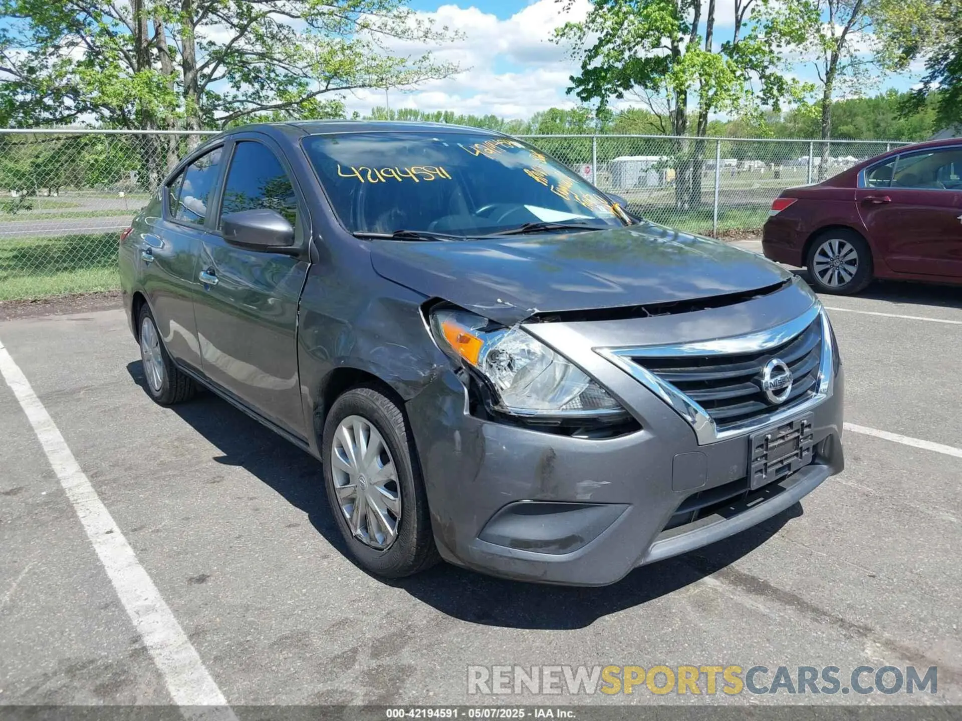 6 Photograph of a damaged car 3N1CN7AP6KL872565 NISSAN VERSA 2019