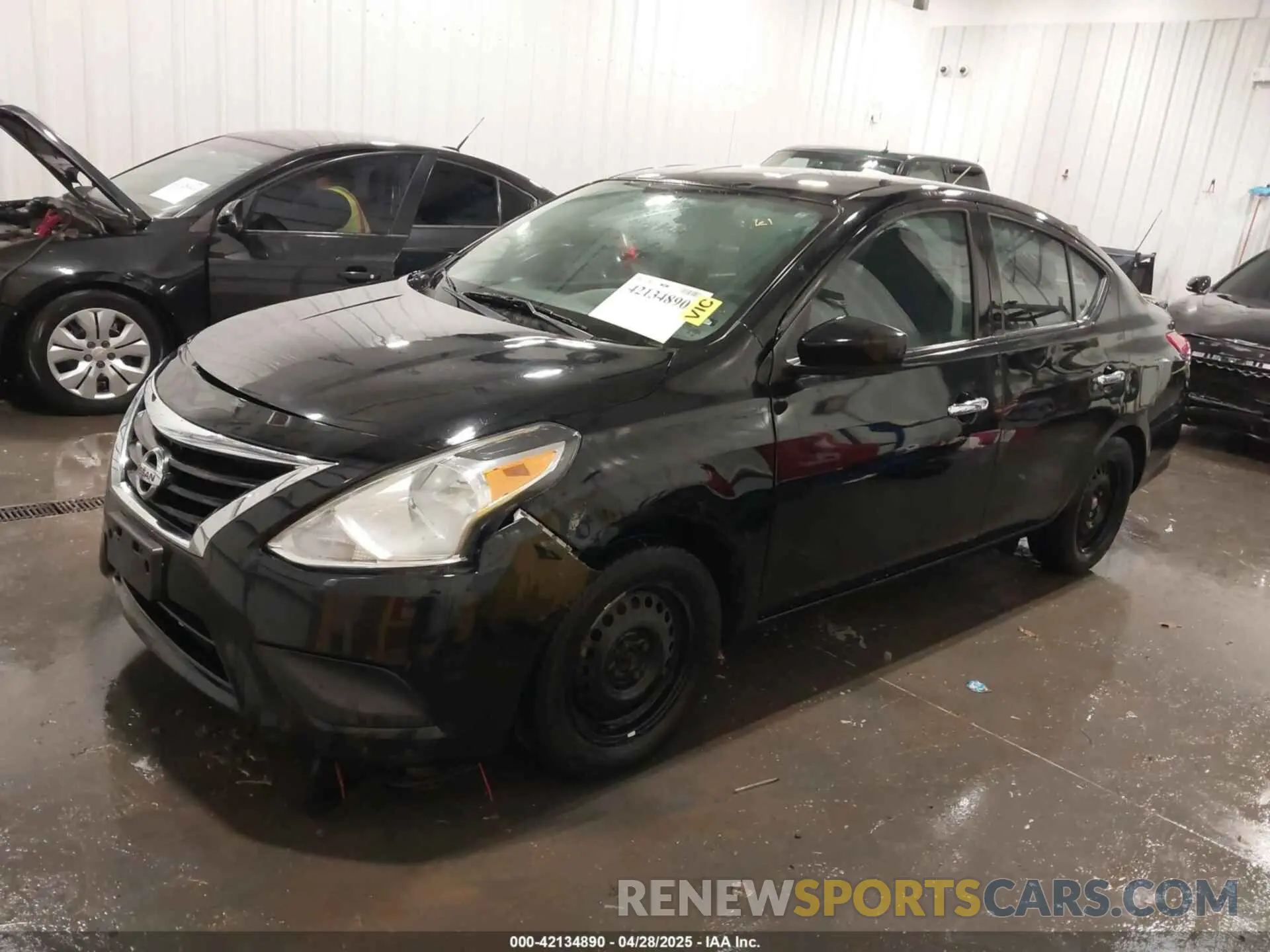 2 Photograph of a damaged car 3N1CN7AP6KL879791 NISSAN VERSA 2019