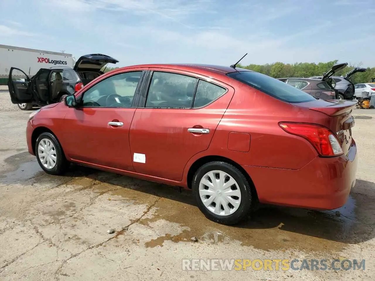 2 Photograph of a damaged car 3N1CN7AP7KL801794 NISSAN VERSA 2019