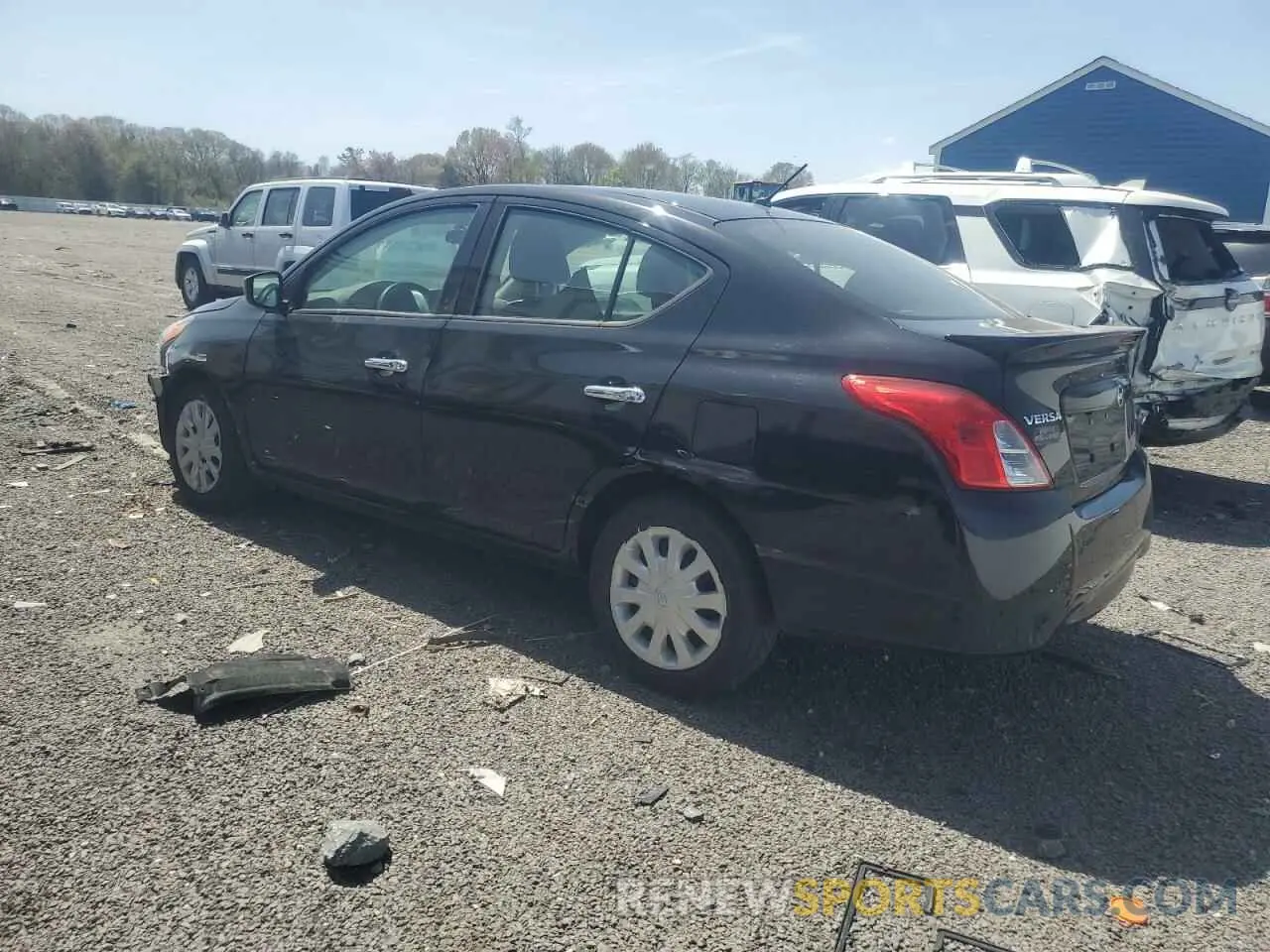 2 Photograph of a damaged car 3N1CN7AP7KL804324 NISSAN VERSA 2019
