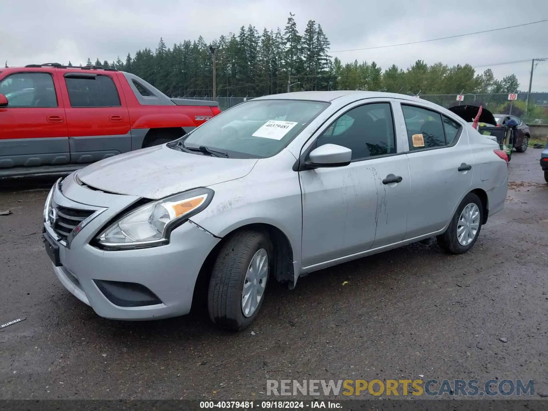 2 Photograph of a damaged car 3N1CN7AP7KL808096 NISSAN VERSA 2019