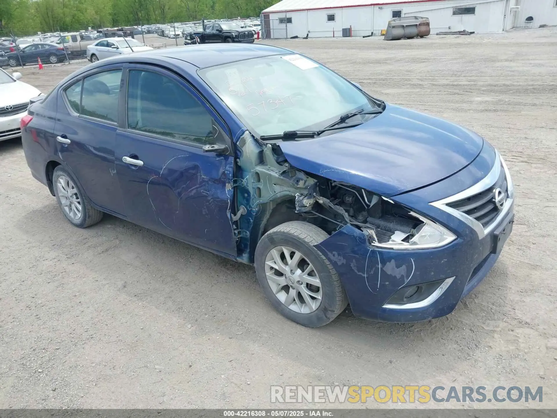 1 Photograph of a damaged car 3N1CN7AP7KL809443 NISSAN VERSA 2019