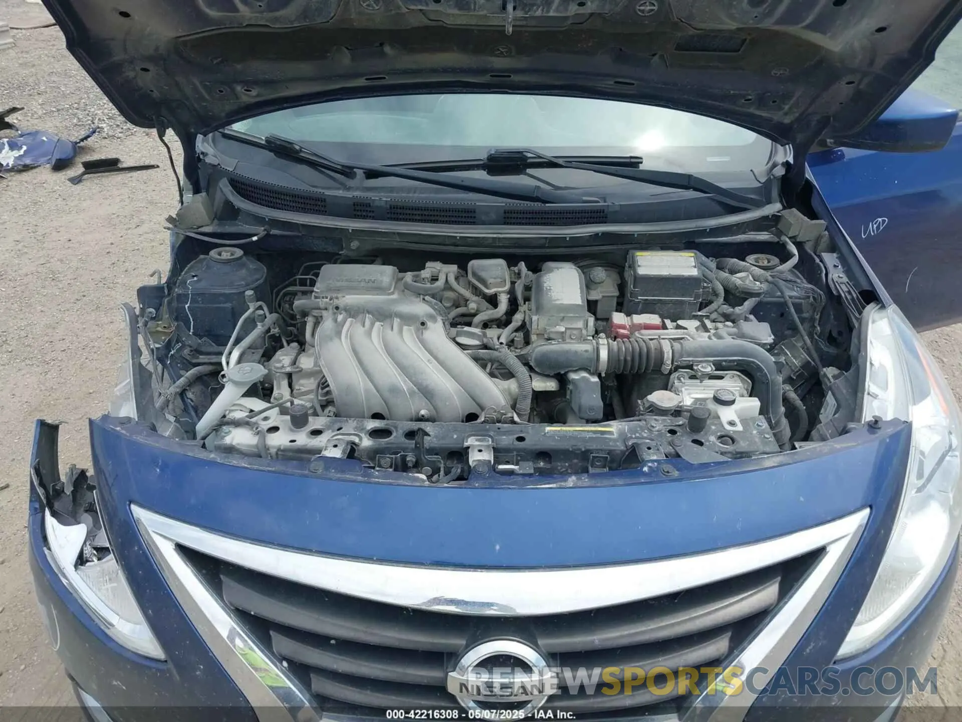 10 Photograph of a damaged car 3N1CN7AP7KL809443 NISSAN VERSA 2019