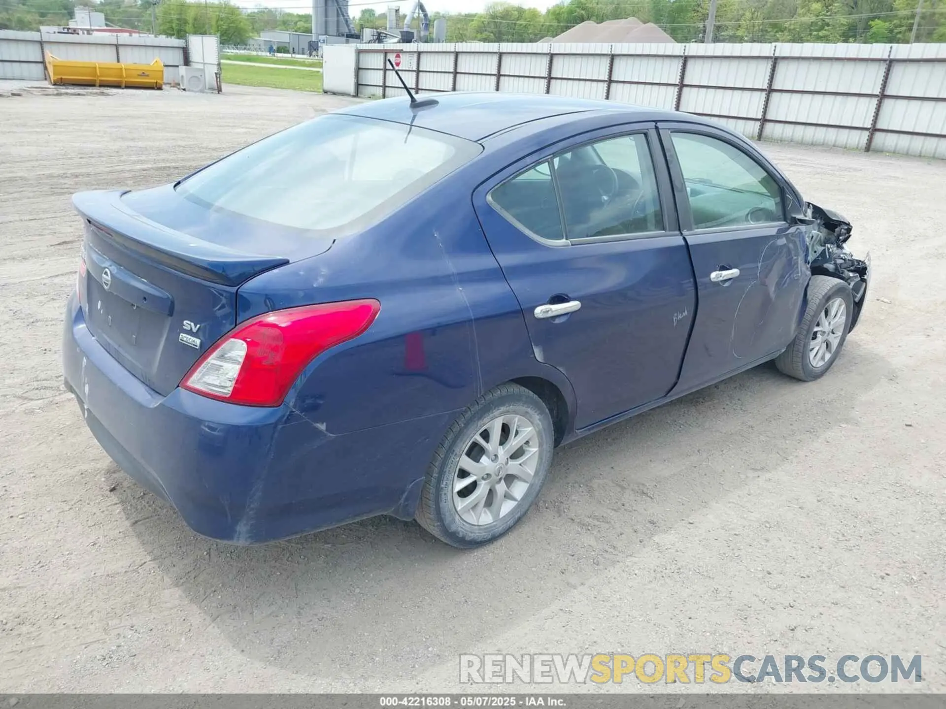 4 Photograph of a damaged car 3N1CN7AP7KL809443 NISSAN VERSA 2019