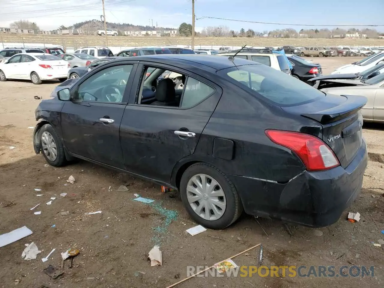 2 Photograph of a damaged car 3N1CN7AP7KL811516 NISSAN VERSA 2019