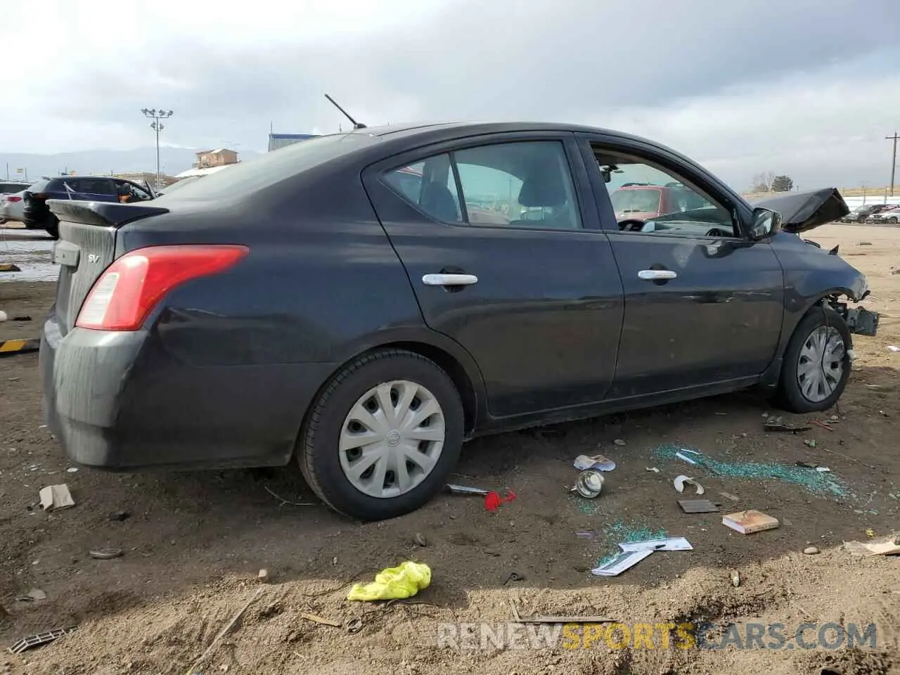 3 Photograph of a damaged car 3N1CN7AP7KL811516 NISSAN VERSA 2019