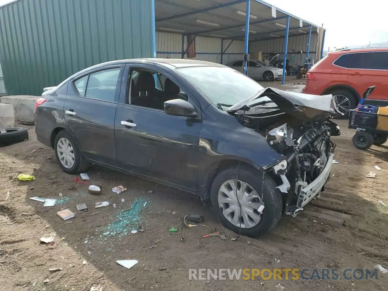 4 Photograph of a damaged car 3N1CN7AP7KL811516 NISSAN VERSA 2019
