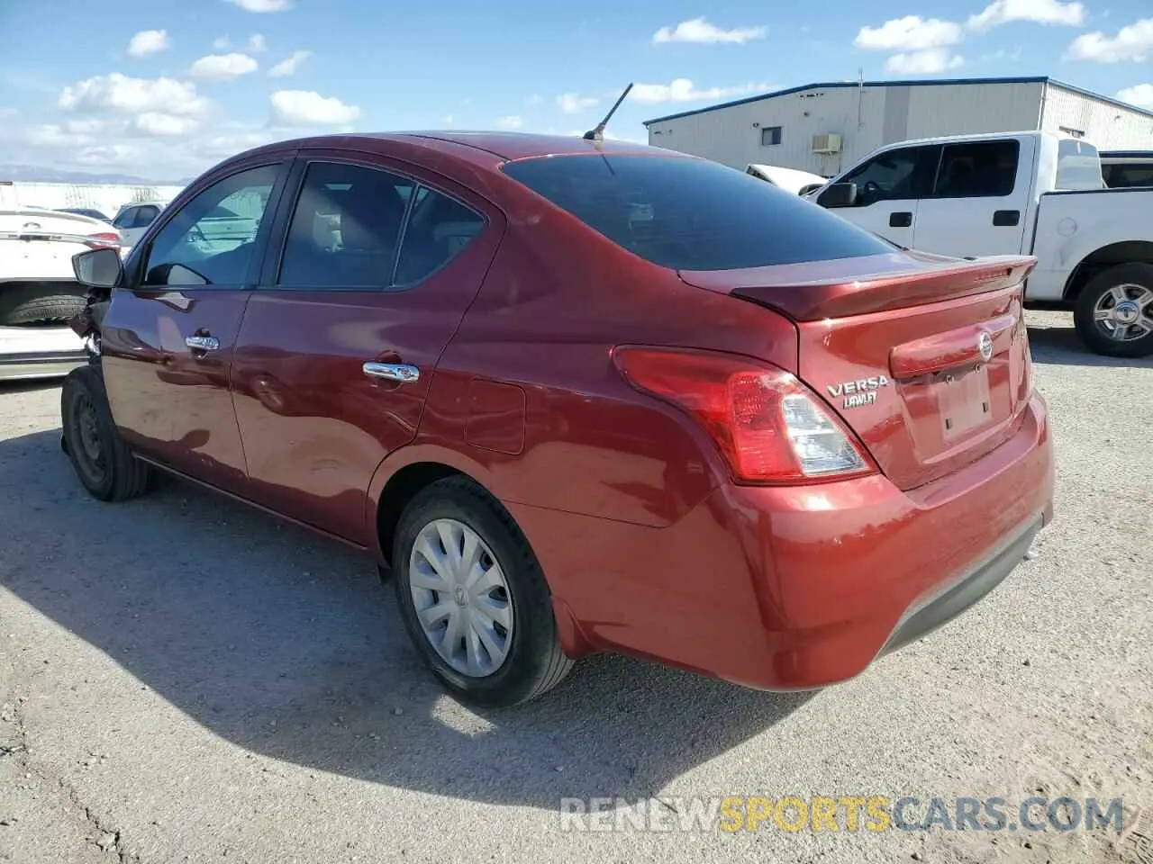 2 Photograph of a damaged car 3N1CN7AP7KL816795 NISSAN VERSA 2019