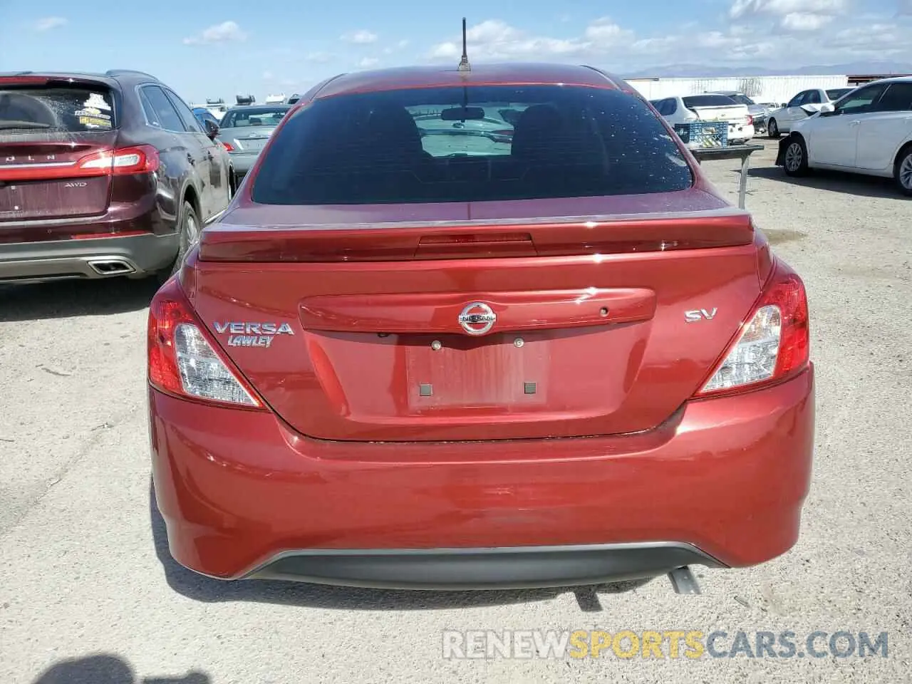 6 Photograph of a damaged car 3N1CN7AP7KL816795 NISSAN VERSA 2019